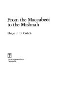 From_the_Maccabees_to_the_Mishnah