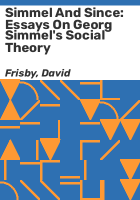 Simmel_and_since