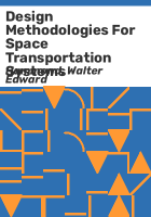 Design_methodologies_for_space_transportation_systems