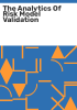 The_analytics_of_risk_model_validation