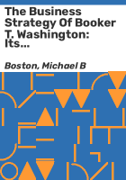 The_business_strategy_of_Booker_T__Washington