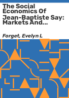 The_social_economics_of_Jean-Baptiste_Say