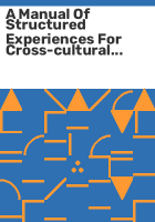 A_Manual_of_structured_experiences_for_cross-cultural_learning