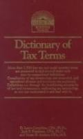 Dictionary_of_tax_terms
