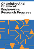 Chemistry_and_chemical_engineering_research_progress