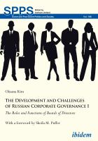 The_development_and_challenges_of_Russian_corporate_governance