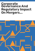 Corporate_governance_and_regulatory_impact_on_mergers_and_acquisitions