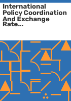 International_policy_coordination_and_exchange_rate_fluctuations