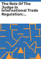 The_role_of_the_judge_in_international_trade_regulation