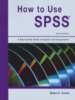 How_to_use_SPSS_statistics