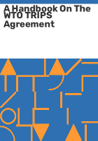 A_handbook_on_the_WTO_TRIPS_agreement